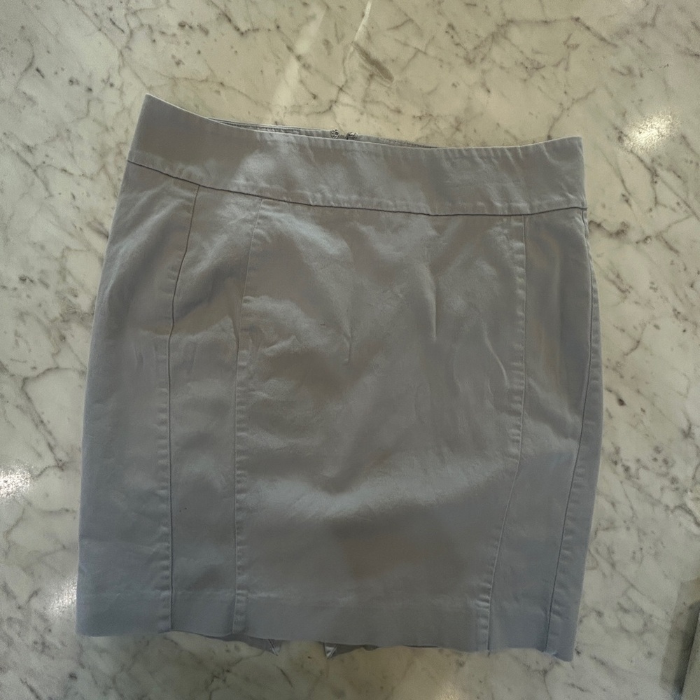 Express Light Gray Pencil Skirt